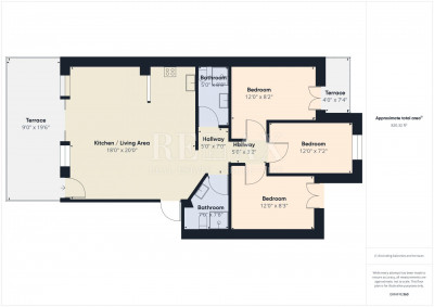 4 rooms, Apartment, 108m², 1 Floor
