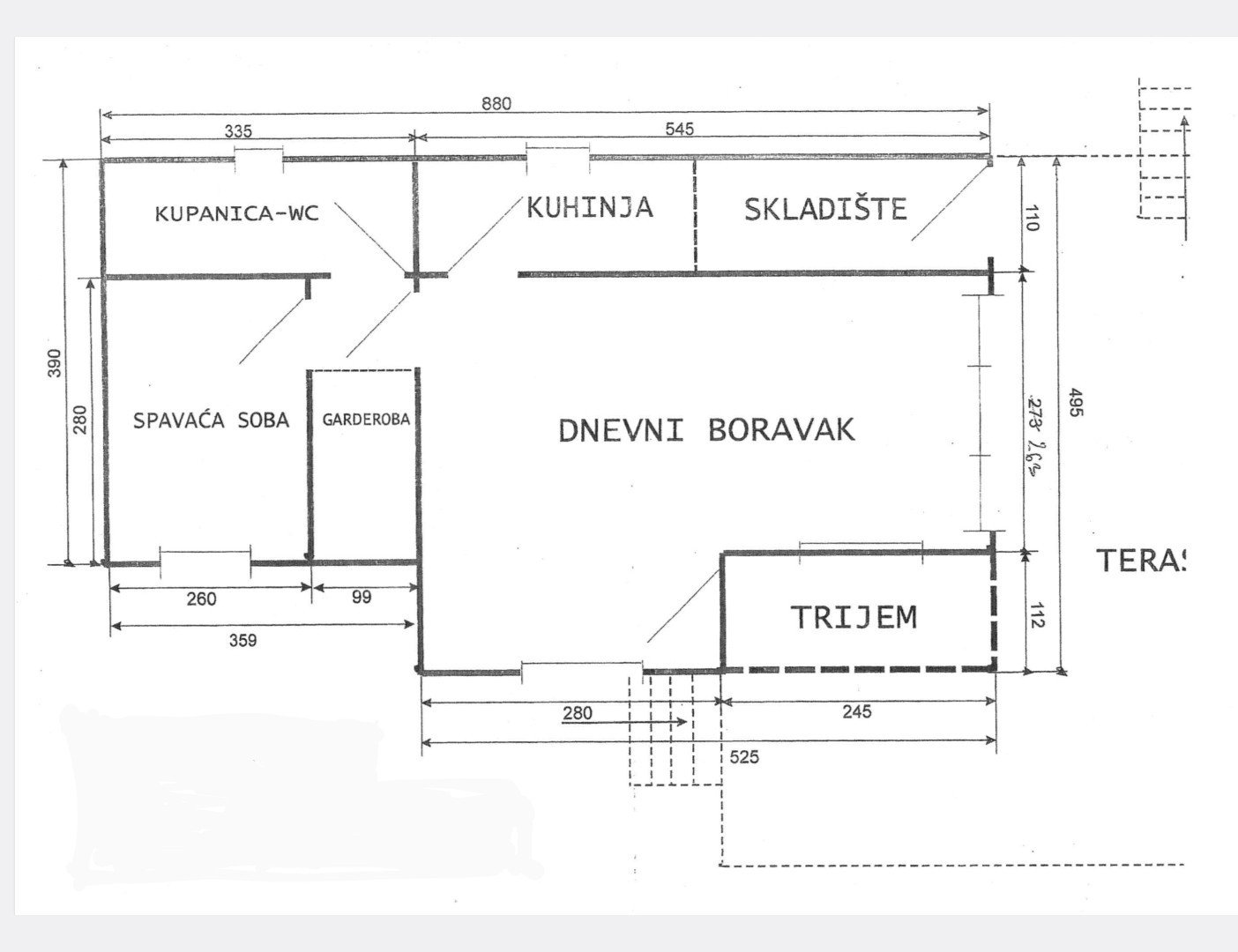 Haus, 47m², Grundstück 666m²