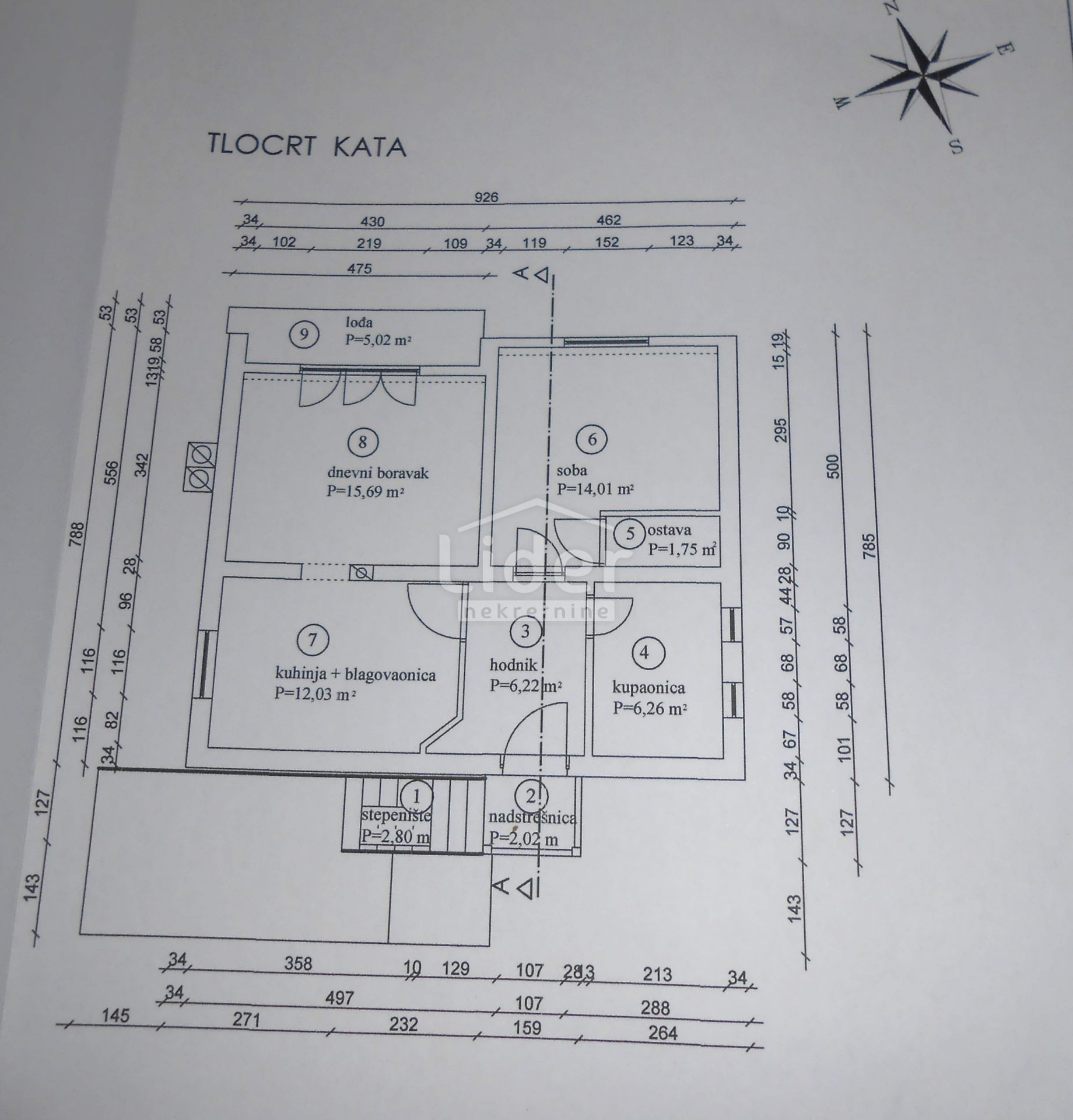 2-к, Квартира, 66м², 1 Этаж