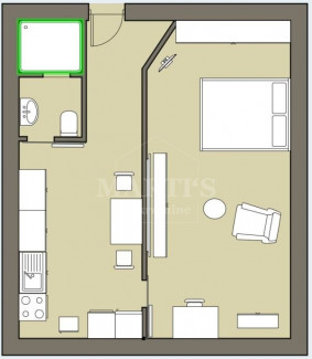 1-s, Stan, 36m²