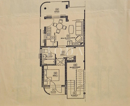 2-Zi., Wohnung, 45m², 1 Etage