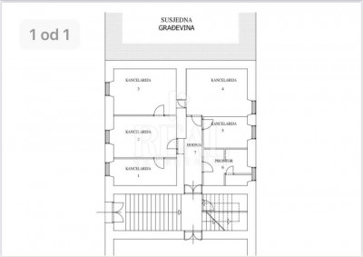 105m², Ured, 1 Kat