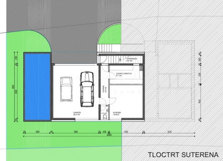 1569m², Grundstück