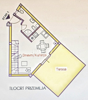 3-locale, Appartamento, 63m², 1 Piano