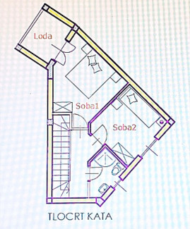 3-locale, Appartamento, 63m², 1 Piano