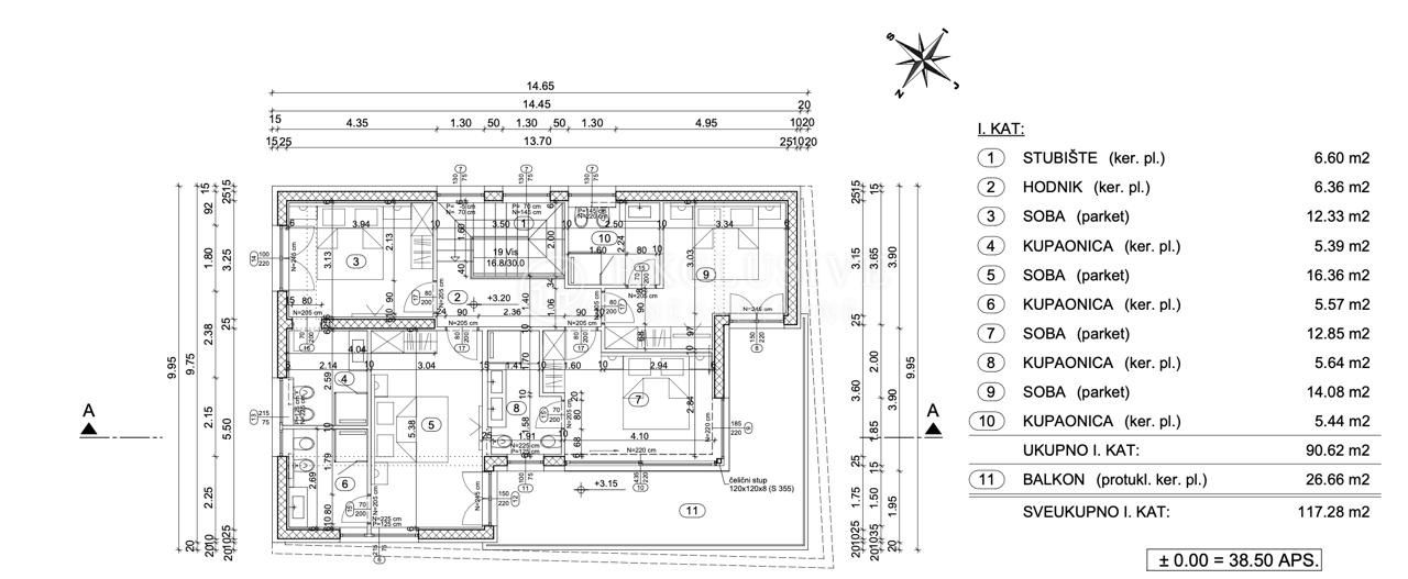 House, 190m², Plot 507m²