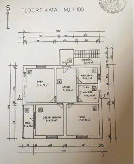 3-locale, Appartamento, 83m², 1 Piano