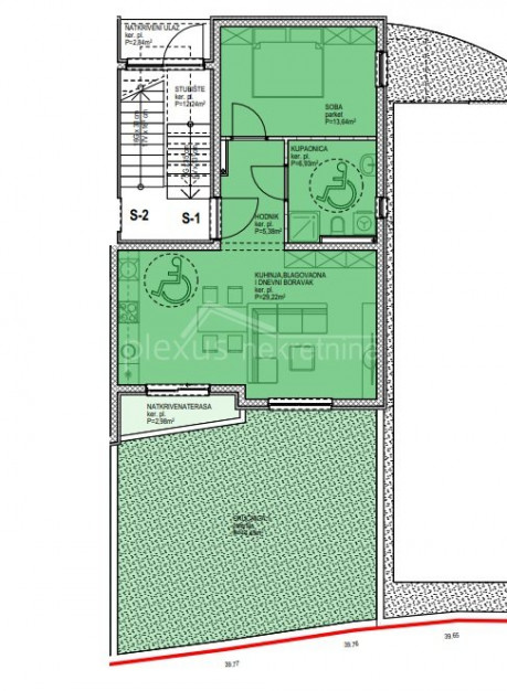 1-к, Квартира, 77м²