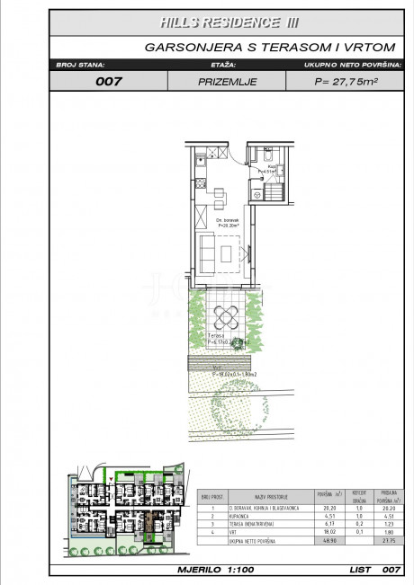 1-к, Квартира, 27м², 1 Этаж