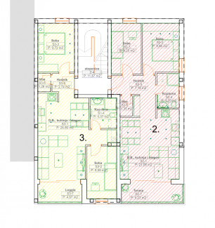 3-Zi., Wohnung, 58m², 1 Etage