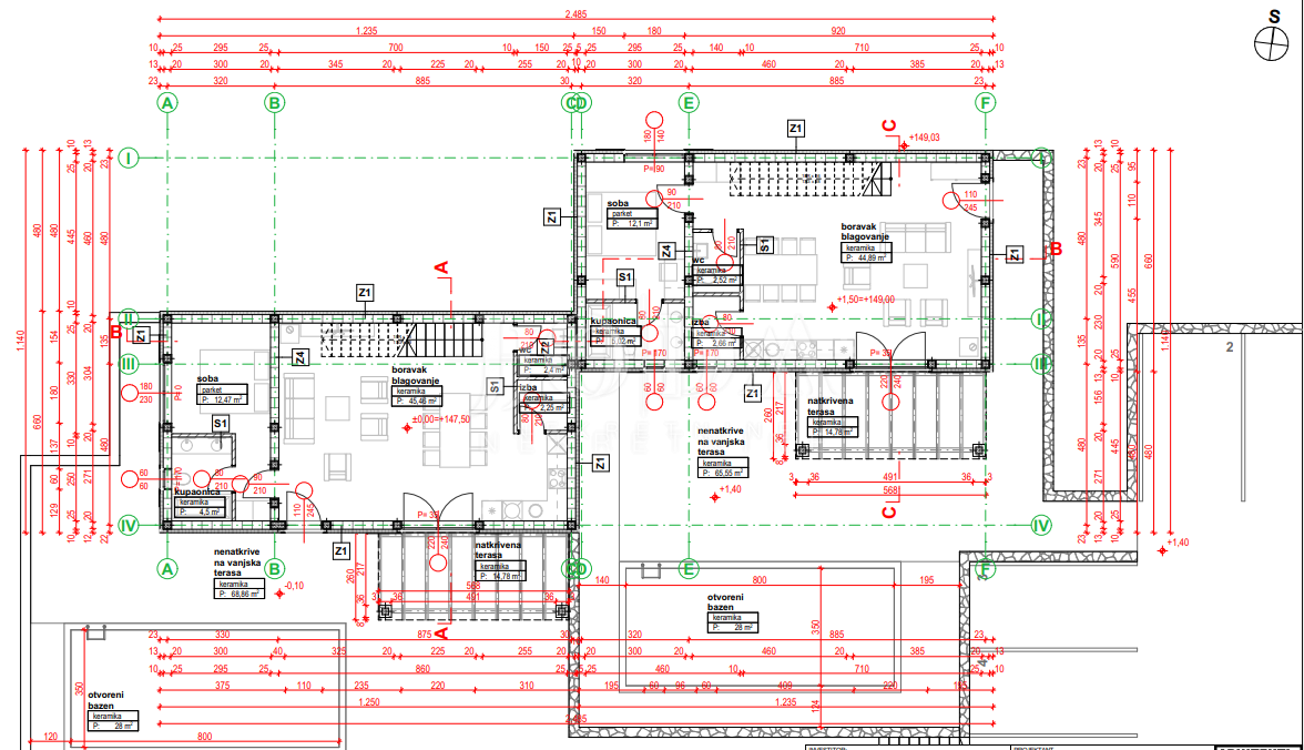 House, 220m², Plot 400m²