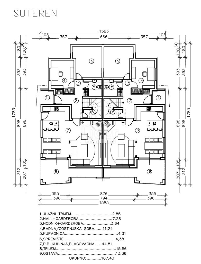 4-s, Stan, 213m², 1 Kat