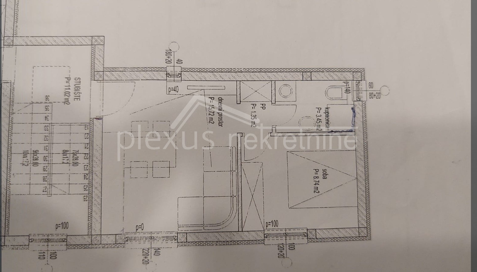 1-locale, Appartamento, 30m², 2 Piano