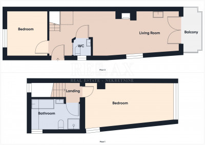 3-Zi., Wohnung, 76m², 1 Etage