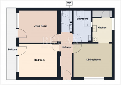 3-Zi., Wohnung, 66m², 1 Etage