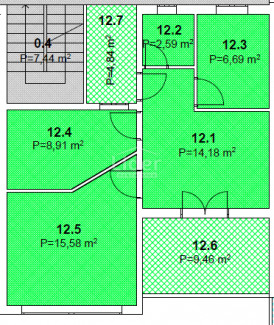 3-s, Stan, 62m², 1 Kat