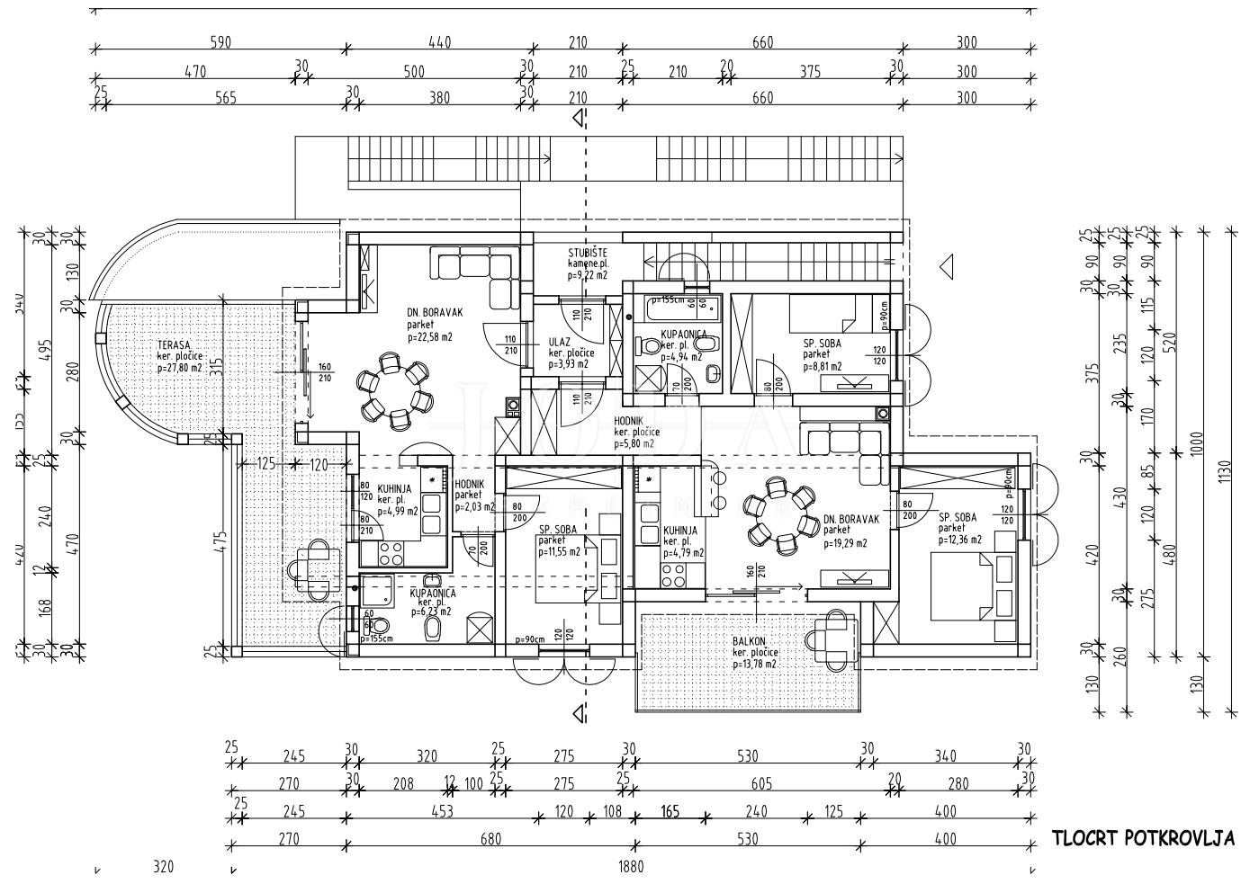 2-к, Квартира, 79м²