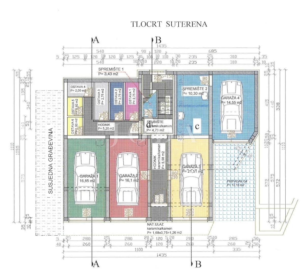 4 rooms, Apartment, 120m², 1 Floor