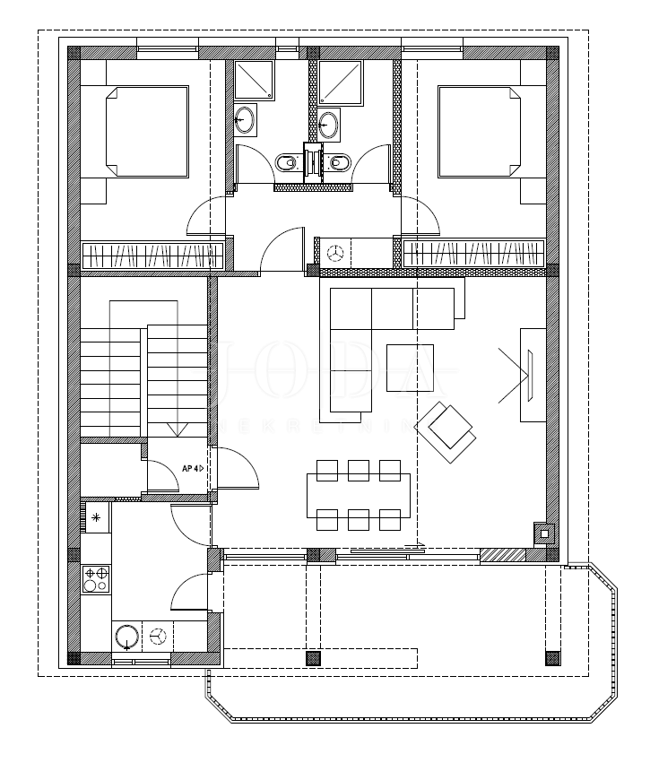 House, 375m², Plot 485m²