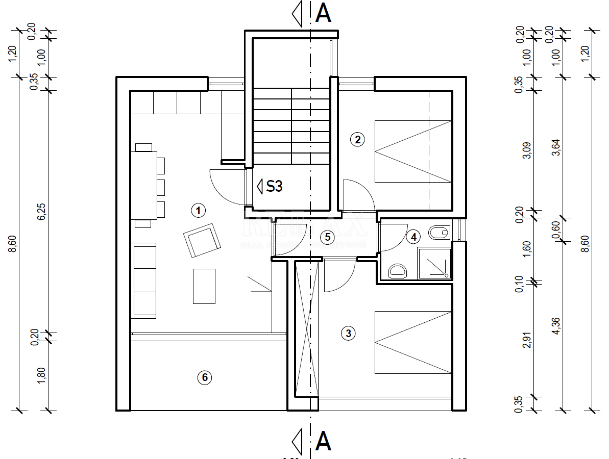 House, 168m², Plot 120m²