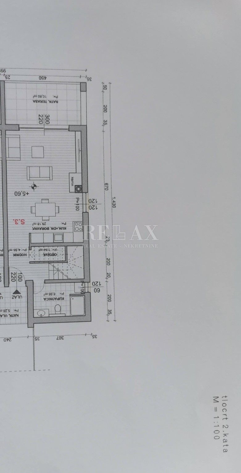 3 rooms, Apartment, 99m², 2 Floor