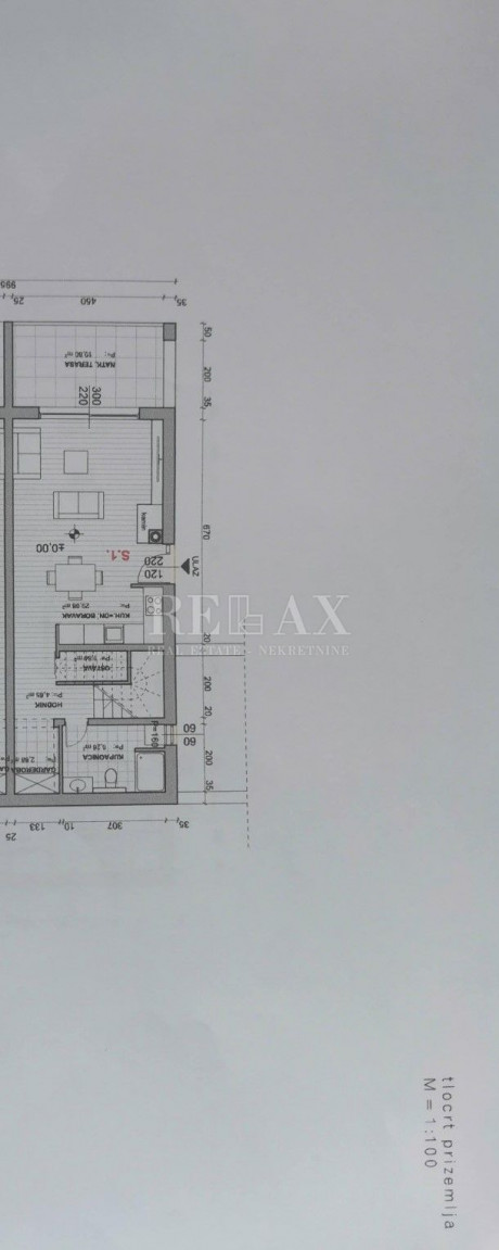3 rooms, Apartment, 102m², 1 Floor