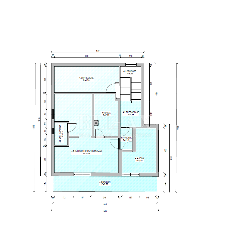 7 rooms, Apartment, 164m², 2 Floor