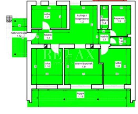 4 rooms, Apartment, 102m², 1 Floor